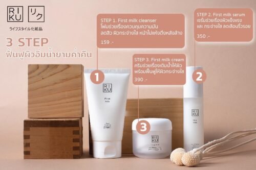 RIKU First Milk Face Cleanser 100g.