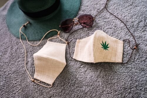 Embroidered Hemp Face Mask (no embroidery)