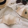 Embroidered Hemp Face Mask (no embroidery)