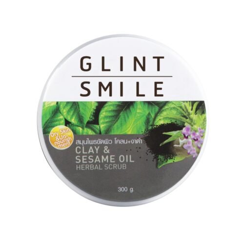 Clay & Sesame Oil Herbal Body Scrub Dry Skin & Upnourishment Glint Smile 300 g