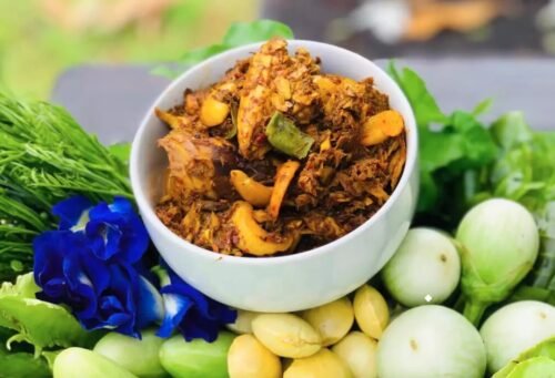Thai Dried Fish-Kidney Paste by Rai Ing Dao 250g.