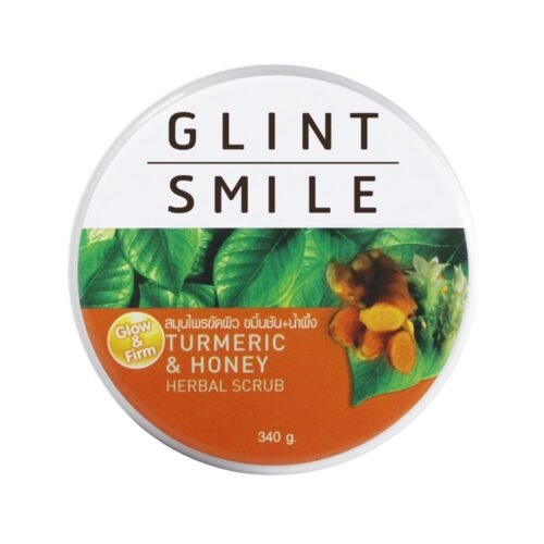 Turmeric and Honey Herbal Body Scrub Glow and Firm Glint Smile 300 g.
