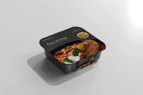 Thai Tom Klong Instant Noodle Hot Cup by Rai Ing Dao 70g.